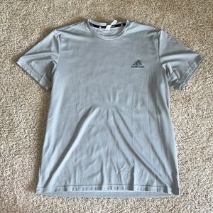 Adidas grey dri fit shirt